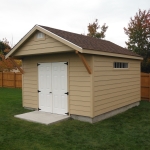 Side View of cantilevered roof